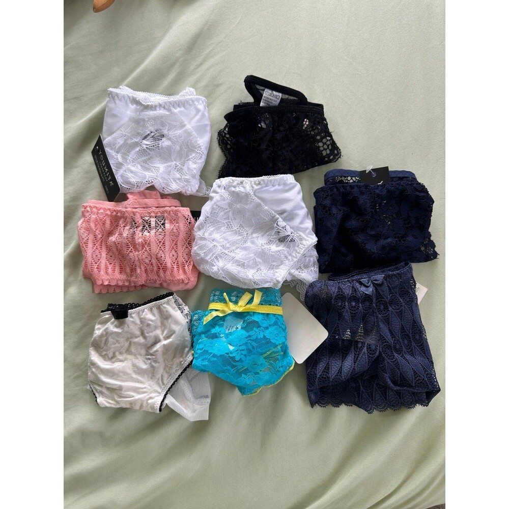 Youmita NWT Intimates Lace Thong Boy Shorts Hipsters Mix Brands Panties Lot L
